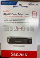 100% originale SanDisk iXpand Luxe SDIX70N 128G pour Apple iPhone iPad 3.1 USB-C OTG USB Lecteur Flash
