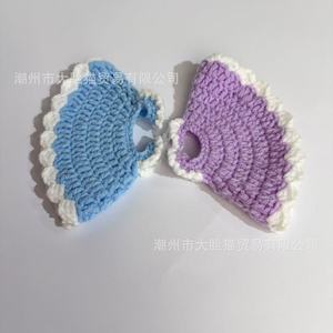 Vestido de princesa tejido a crochet para muñecas de peluche, ropa de muñeca de algodón hecha a mano de 20 cm, ropa de fiesta unisex - Product Image 5