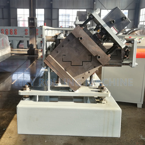 수출 남아프리카 롤러 슬랫 롤 도어 프레임 성형 기계 금속 강철 수동 도어 프레임 만들기 기계 - Product Image 1