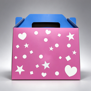 Pastry Box Window Donut Pie Bakery Valentines Day Cookie <b>Boxes</b> with Window Small Bakery <b>Boxes</b> for <b>Dessert</b> Pastry Easy Fold - Product Image 4