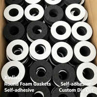 Ventouse en mousse EPDM à cellules ouvertes, acrylique, sensible à la pression, simple face, anti-ozone, anti-âge, noire, de qualité supérieure