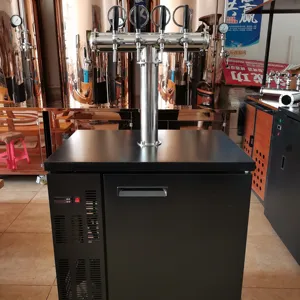 Torre de cerveja, kegerator de cerveja com gotejamento bandeja para dispensador de refrigerador de cerveja