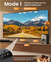 Répartiteur de câble audio optique DTS 5.1CH 1 entrée 2 sorties pour Xbox, PS4, boîtier TV, barre de son