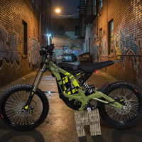 Moto tout-terrain électrique Surron 72V 35Ah Light Bee X 10kW 10000W haute puissance pour adultes