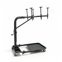 Démonteur de hardtop pliable avec plateau de rangement et chariot de levage mobile pour Jeep Wrangler Hard Top