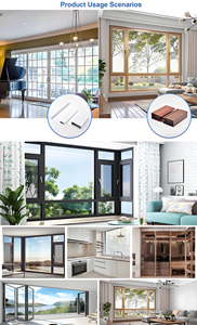 Perfil de Janela de Alumínio Personalizado OEM Estrutura Extrudada Sistema de Construção Arquitetônica Habitação de Janela Durável Perfis de Alumínio Personalizados - Product Image 2