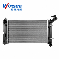 Radiateurs de refroidissement à eau YunChi 16400-21180 16400-21160 pour TOYOTA COROLLA 2001-2004 ZZE122 avec cœur de radiateur en aluminium