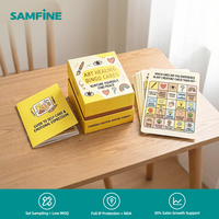 Cartes de jeu de Bingo à grands caractères pour les personnes âgées |   Cartes de jeu Housie 90 balles faciles à lire, en papier non toxique, éducatives pour les maisons de retraite et les activités sociales