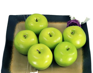 Fruits et légumes artificiels réalistes en gros, pomme 7,5x8,3 cm pour la fête des pères - Product Image 1