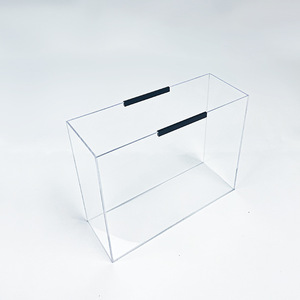 Acrylic <b>Storage</b> <b>Box</b> Transparent Rectangular With Lid Moisture Proof Dust Proof For Bathroom Neatening YZ 861219 - Product Image 2