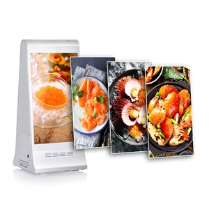 Support publicitaire pour menu de restaurant numérique avec écran HD, fonctionnement sur batterie, numérisation de commande par QR et mises à jour de contenu à distance - Product Image 6