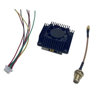 AKK 5W 96CH Aluminum VTX Video Transmitter for RC FPV Drone Ultra Long Range 5.8GHz 5000mW Smart Audio Fan <b>MIC</b> - Product Image 5