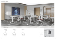 Bureau d'ordinateur pliable à hauteur réglable et personnalisé
