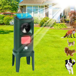 Répulsif Solaire à Ultrasons pour Chats 20-60 kHz avec Capteur de Mouvement – Éloigne Pigeons, Chauves-souris, Cerfs, Chats, Chiens, Oiseaux - Product Image 1