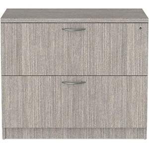 Archivador lateral gris Alera Valencia Series de 34 x 22.75 x 29.5 pulgadas con 2 cajones para archivos tamaño legal/estándar - Product Image 2