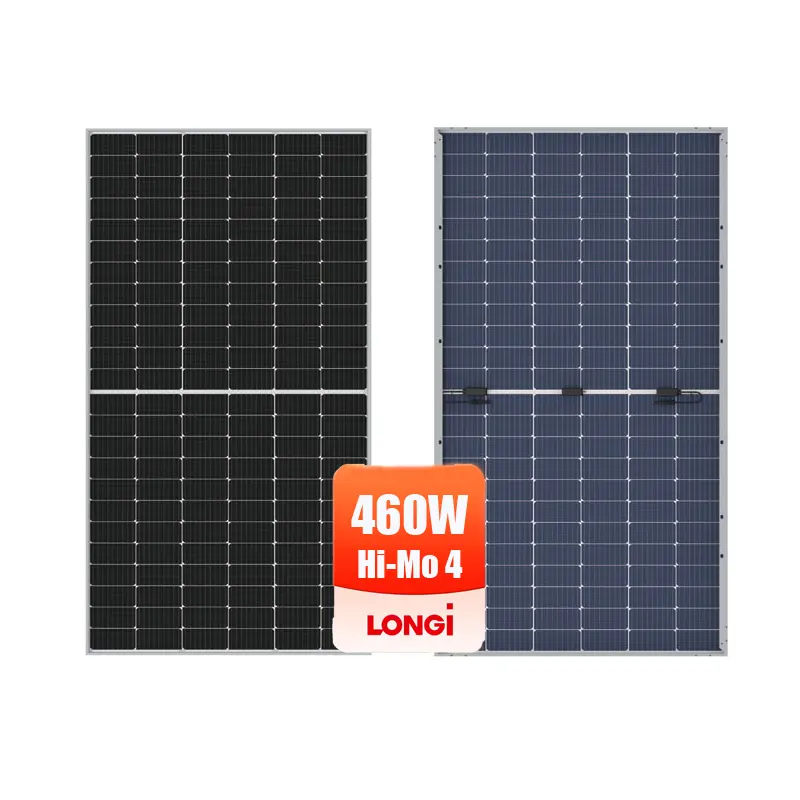Módulo fotovoltaico LONGi 460W Dual Glass 440-460watt paneles solares 440W 445W 450W 455W 460W panel solar PV para sistema de energía