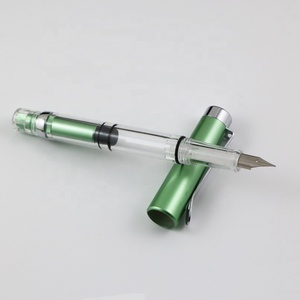 Penne Stilografiche di Alta Qualità con Pennino <span class=keywords><strong>Fine</strong></span> e Sistema di Riempimento a Pistone, <span class=keywords><strong>Penna</strong></span> Trasparente Sottile con Pistone, Senza Confezione Tubolare - Product Image 6