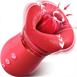 5-in-1 mond- en tongzuigvibrator met app-bediening voor anale/clitoris/tepelstimulatie voor vrouwen en koppels, China - Product Image 1