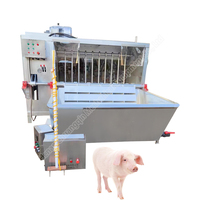 Abattoir de porcs et installation de transformation de la viande conteneur mobile abattoir de porcs mini abattage de porcs
