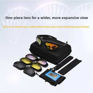 <span class=keywords><strong>Gafas</strong></span> <span class=keywords><strong>de</strong></span> Tiro Tácticas para Exteriores, 4 Lentes Intercambiables, <span class=keywords><strong>Gafas</strong></span> <span class=keywords><strong>de</strong></span> Sol <span class=keywords><strong>Deportivas</strong></span> Polarizadas, Protección UV400 para Ciclismo, Venta al Por Mayor - Product Image 4
