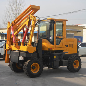 Fully Hydraulic <b>Pile</b> <b>Driver</b> For Guardrail Installation With Drilling And Extraction Function High Efficiency - Product Image 4