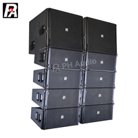 Enceinte Line Array passive V8 double 10 pouces, 1000W, sur pied pour festivals de musique, concerts et grands théâtres