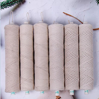 Aromatherapie-Kerze DIY Rauchfreier Baumwollpapier-Kerzendocht Spiralförmiger Baumwollfaden für Sojawachs Bienenwachs Paraffin Großhandel