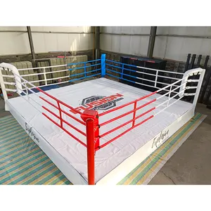 MMA ONEMAX工厂拳击台专业平台地板高品质钢架户外拳击台拳击格斗