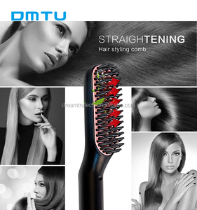 DMTU mejor peluquería Barber barba plancha peine cepillo herramienta de modelado de SetHair herramientas para hombre y mujer - Product Image 4