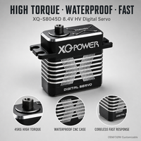 Servomoteur Monster Truck XQ-POWER XQ-S8045D 45KG sans noyau, étanche, couple élevé, boîtier en aluminium CNC, 8.4V, pour Crawler RC, vente en gros