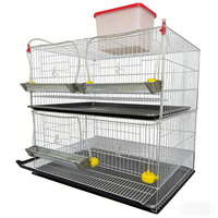 Cage à cailles empilable de haute qualité, cage à poussins, cage à cailles en batterie pour l'élevage des cailles