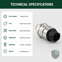 Capteur de pression de carter de type MBS9200, pièce de rechange pour 064G5252 X00E50214075, pour moteur MTU série 2000, fournisseur de pièces détachées
