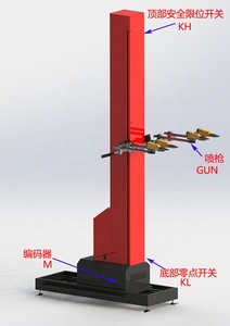 2025 Top vente pas cher prix automatique électrostatique poudre revêtement réciproque/alternatif Machine pour Machine de pulvérisation - Product Image 2