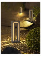 Nouvelle conception 2024, lumière LED carrée de haute qualité pour pelouse, lumière de paysage moderne et simplifiée pour cour et parc, diode électroluminescente extérieure