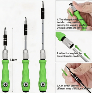 Kit d'outils de réparation multifonctionnel 32-en-1 pour ordinateurs et téléphones portables – Outils manuels de démontage - Product Image 2
