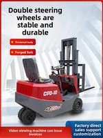 Montacargas Eléctrico Pequeño CPD-10, Capacidad de 0.51 Toneladas, Elevación Hidráulica, Tipo Conductor a Bordo, Desplazamiento Lateral, Carga y Descarga en Almacén