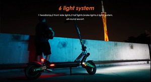 Scooter de 10 Pulgadas con Motor de Alta Velocidad y Largo Alcance, Funciones Electrónicas Inteligentes, Carga de 120 kg - Product Image 5