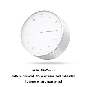 Mutfak zamanlayıcı manyetik elektronik plastik zamanlayıcı su geçirmez dokunmatik kontrol öğrenme aşçı dönen geri sayım 90 dak kronometre - Product Image 6