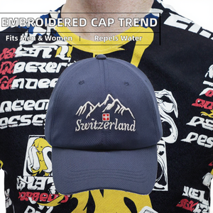 Gorra de Béisbol Bordada Impermeable con Visera de Lengua de Pato para Hombre y Mujer, 100% Algodón, Deportiva, para Exteriores, para Todas las Estaciones - Product Image 2