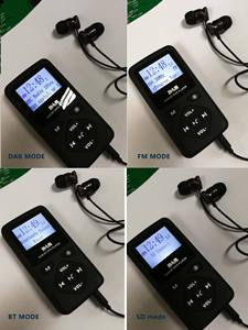 Radio DAB FM de Bolsillo Vofull Mini, Reproductor MP3 con Pantalla LED a Color, Sintonizador Digital Recargable, Auriculares, Dispositivo de Música Portátil - Product Image 2