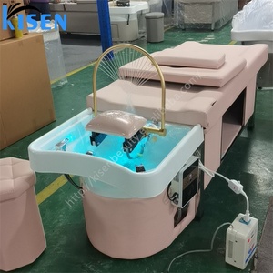 Table de spa capillaire Kisen au design européen, lit de lavage personnalisé pour salon, livraison maritime, prix abordable, tout inclus - Product Image 6
