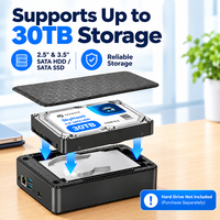 A3 PRO NAS 1 baie, stockage réseau domestique, prise en charge des ports SATA, HDD/SSD 2,5 pouces, stockage cloud personnel USB, serveur NAS en stock, OEM/ODM