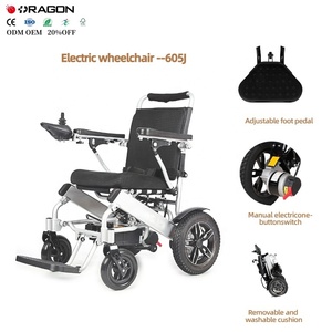 كراسي متحركة بمحركات عالية الأداء لجميع التضاريس وكرسي متحرك كهربائي قابل للطي للاستخدام الطويل - Product Image 2