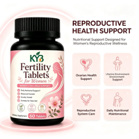 Myo-inositol CoQ10 Vitamine D Folate Bien-être ovarien Préconception Nutrition Comprimés pour la fertilité féminine