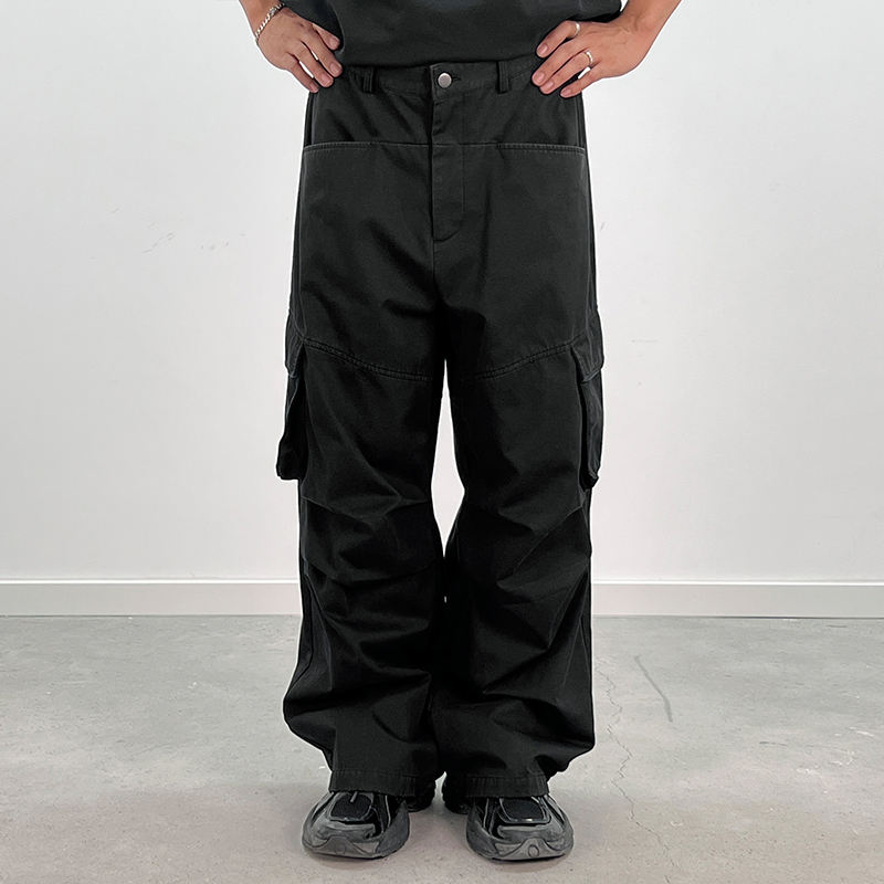 Black Skinny Cargo Pants Mens Fashion Function