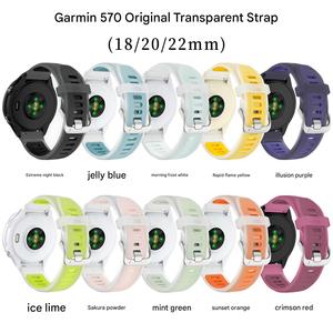 Correa Transpirable de Dos Tonos Upro para Garmin Forerunner 745/255/265/570 18mm 20mm 22mm, Correa de Reloj Ajustable para Huawei Watch GT5 - Product Image 6