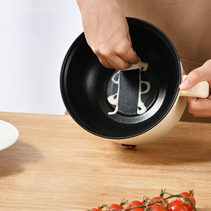 Mini Cocina Portátil de 1.5L con Acero Inoxidable Antiadherente y Tapa de Vidrio Templado para Uso Doméstico, Cocina Portátil para Automóvil - Product Image 1