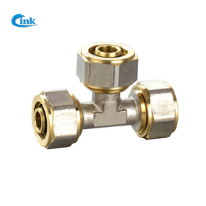 PN16 16*1/2 20*1/2 Nam Brass <span class=keywords><strong>Pex</strong></span> Ống Lắp Gas Hose Thích Ứng Kết Nối Nhanh Brass Compression Phụ Kiện - Product Image 4