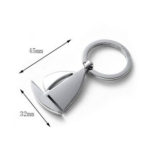 Llavero de Metal con Forma de Velero para Hotel, Diseño Creativo, Seguro y Práctico - Product Image 2