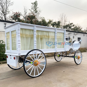 Vehículo Fúnebre Estilo Caballo Inglés/Furgoneta Fúnebre a Precio Económico/Fabricante <span class=keywords><strong>de</strong></span> Carruajes Tirados por <span class=keywords><strong>Caballos</strong></span> - Product Image 1